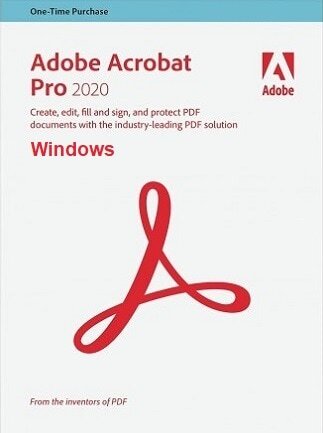 Adobe Acrobat Pro 2020 (PC) - 1 Device - Adobe Key - (English)